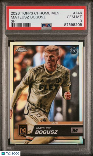 2023 Topps Chrome MLS Mateusz Bogusz #146 SP PSA 10