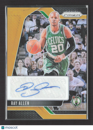 2024 Panini Prizm Ray Allen #SIG-RYA Gold 10/10 Auto