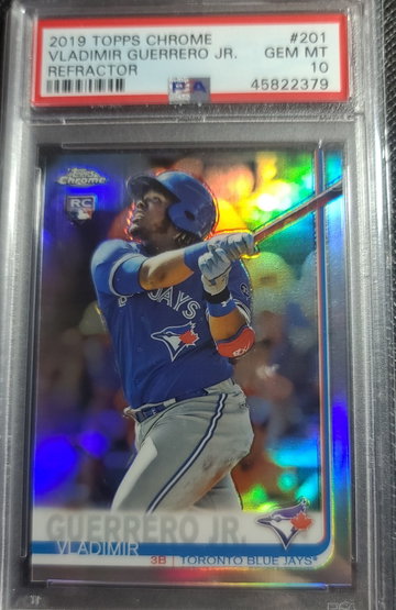 Vladimir Guerrero Jr. 2019 Chrome Refractor #201 PSA 10