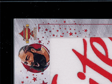 2023 President's Choice Solitaire 2.0 Update Jumbo Memorabilia James Harden /1 Jumbo Memorabilia Game-Used Shooting Shir
