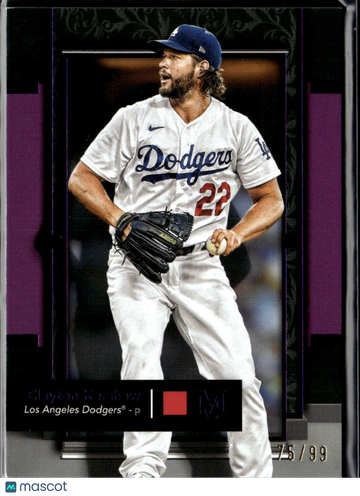 Clayton Kershaw 2024 Topps Museum Collection Purple /99 Los Angeles Dodgers