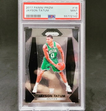 2017 prizm Jayson tatum rookie psa 9 mint condition 