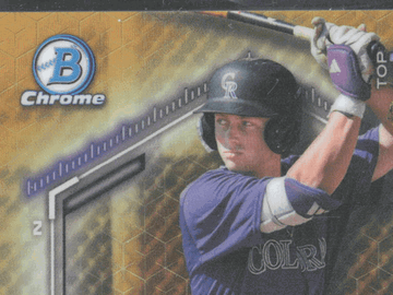 2026 Bowman Chrome Top 100 Ethan Holliday #BTP-10 Gold Refractor /50