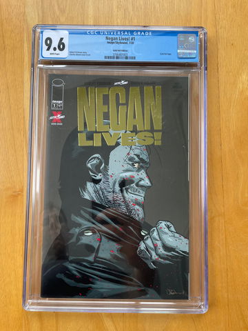 Negan Lives #1 CGC 9.6 Gold Foil Edition