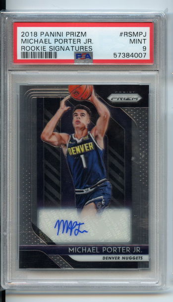 RC Prizm Auto 2018 Michael Porter Jr. Rookie Signatures #RSMPJ