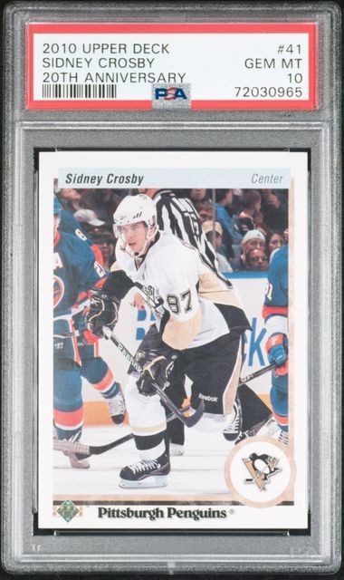 2010-11 Upper Deck 20th Anniversary Parallel #41 Sidney Crosby PSA 10