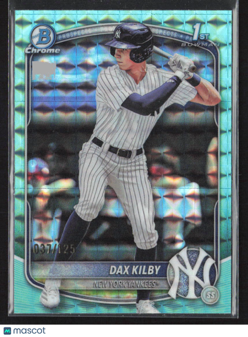 2025 Bowman Chrome Dax Kilby #BDC-146 Aqua RayWave Refractor /125