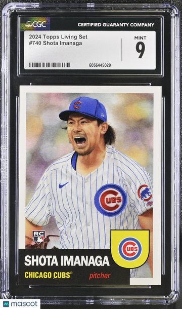 2024 Topps Living Set Shota Imanaga #740 CGC 9