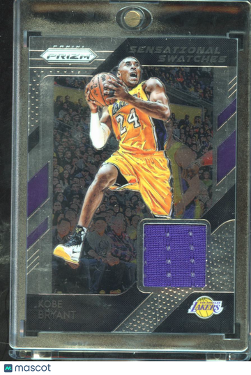 2018 Panini Prizm Sensational Swatches Kobe Bryant #19 Memorabilia Sensational Swatches