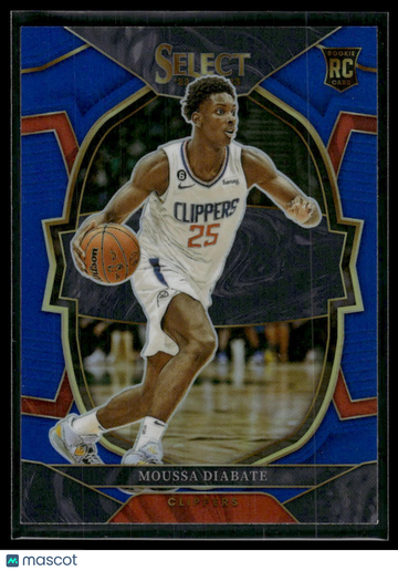 2022-23 Panini Select Moussa Diabate #92 Blue Prizms