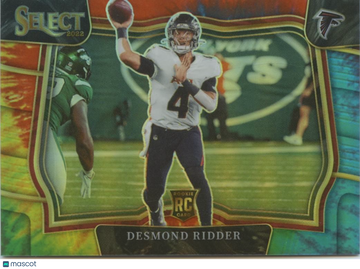 2022 Desmond Ridder Tie-Dye Prizm Rookie Panini Authentic