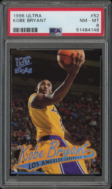 1996 Ultra Kobe Bryant #52 PSA 8