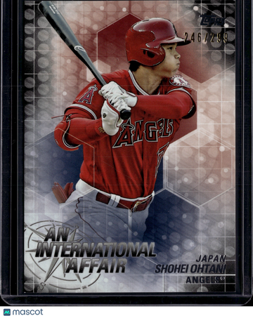 2018 Topps An International Affair Shohei Ohtani #IA-23 246/299