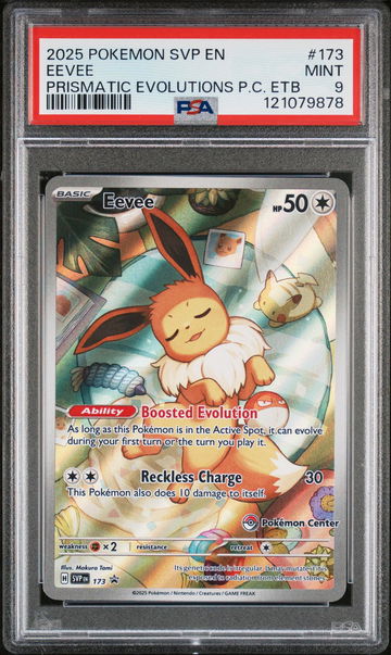 2025 Pokemon SVP #173 Eevee Prismatic Evolutions PSA 9