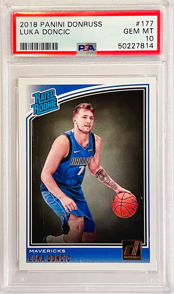 2018 Panini Donruss Luka Doncic #177 PSA 10 GEM MINT
