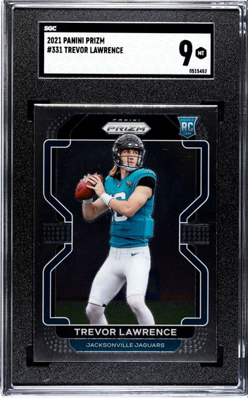 2021 Panini Prizm #331 Trevor Lawrence SGC 9
