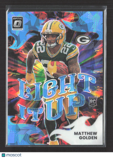 2025 Panini Donruss Optic Light It Up Matthew Golden #10 Prizm /55 RC