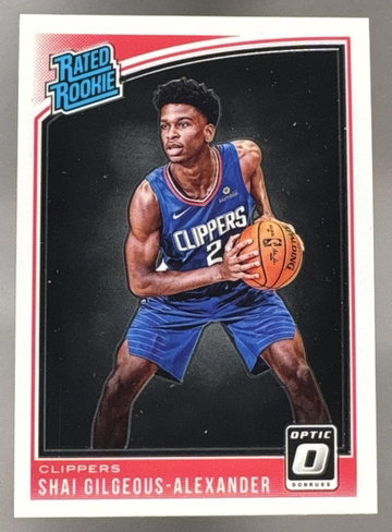 2018-19 Donruss Optic #162 Shai Gilgeous-Alexander Rated Rookie RC