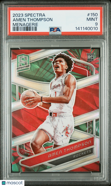 2023 Panini Spectra Amen Thompson #150 Menagerie PSA 9