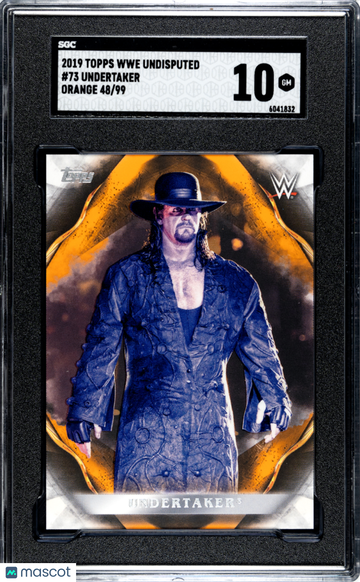 2019 Topps Wwe Undisputed Undertaker #73 Orange /99 SGC 10