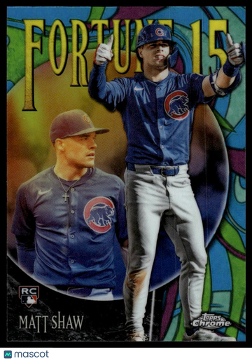 2025 Topps Chrome Update Matt Shaw #F15-24 Fortune 15