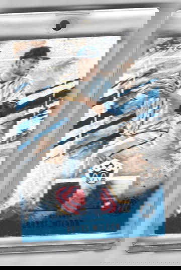 BRYCE WILSON 2019 DIAMOND KINGS DUAL #1/1 MASTERPIECE LOGO PATCH -BRAVES!!