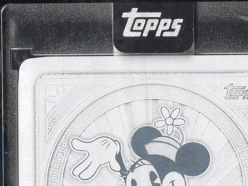 2025 Topps Disney Mint Minnie Mouse Platinum Tier Black Printing Plate 1/1 #108