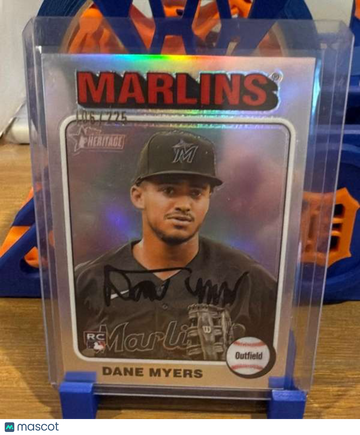 2024 Topps Heritage - Chrome Silver Refractor Dane Myers #412