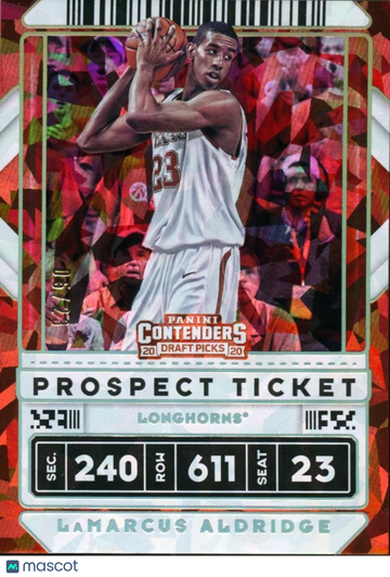 LaMarcus Aldridge 2020 Cracked Ice Texas Longhorns