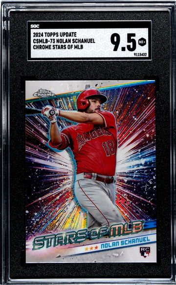 2024 Topps Chrome Stars of MLB Nolan Schanuel #CSMLB-73 RC SGC 9.5