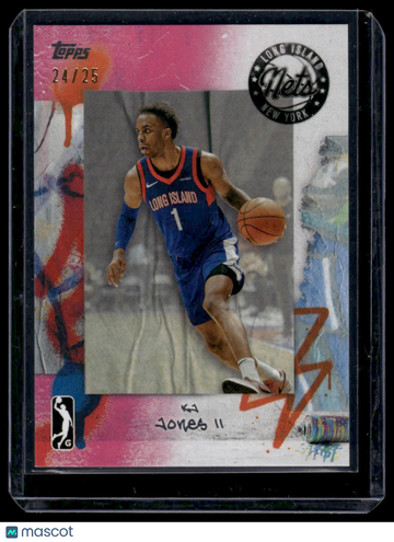 2024 Topps G-League KJ Jones II #45 Pink /25