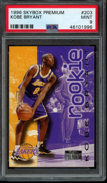 1996 Skybox Premium #203 Kobe Bryant PSA Mint 9