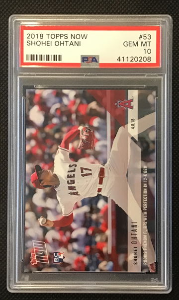 2018 Topps Now Shohei Ohtani #53 PSA10