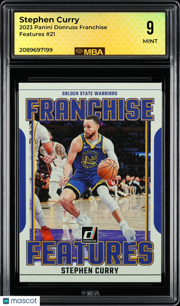 2023 Panini Donruss Franchise Features Stephen Curry #21 MBA 9