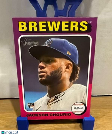 2024 Topps Heritage Jackson Chourio #632