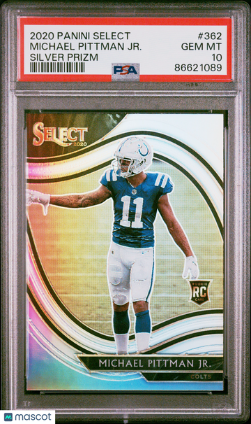 2020 Panini Select Michael Pittman JR. #362 Silver Prizm PSA 10