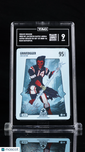 2025 Bo Jackson Battle Arena Grave Digger #BBF-96 Blue Battlefoil TAG 9