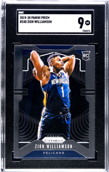 2019-20 Panini Prizm #248 Zion Williamson SGC 9