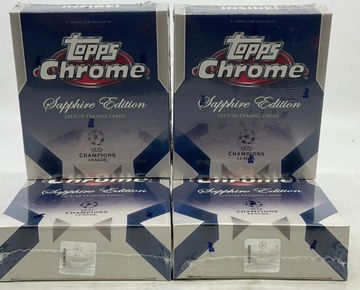 (Lot x4) 2019 Topps Sapphire Hobby Box Sealed - Haaland Rookie! LOT OF 4