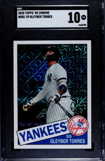 Gleyber Torres 2020 Topps Silver Chrome
