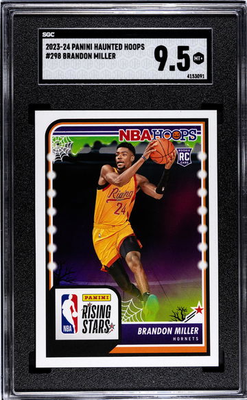 2023-24 Panini Haunted Hoops Brandon Miller #298 RC SGC 9.5