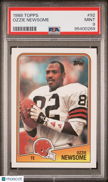 1988 Topps Ozzie Newsome #92 HOF PSA 9