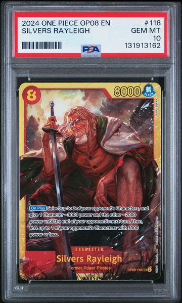 2024 Two Legends (Op08) English Silvers Rayleigh #OP08-118 PSA 10