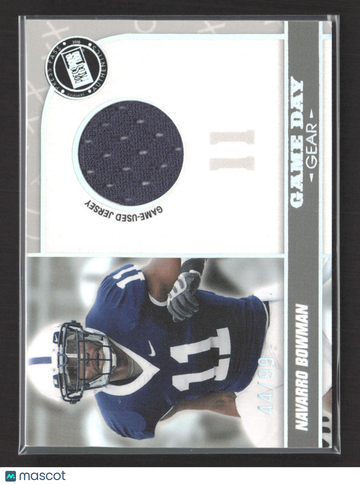 2010 Press Pass Game Day Gear NaVorro Bowman #GDG-NB 44/99 Game-Used Jersey