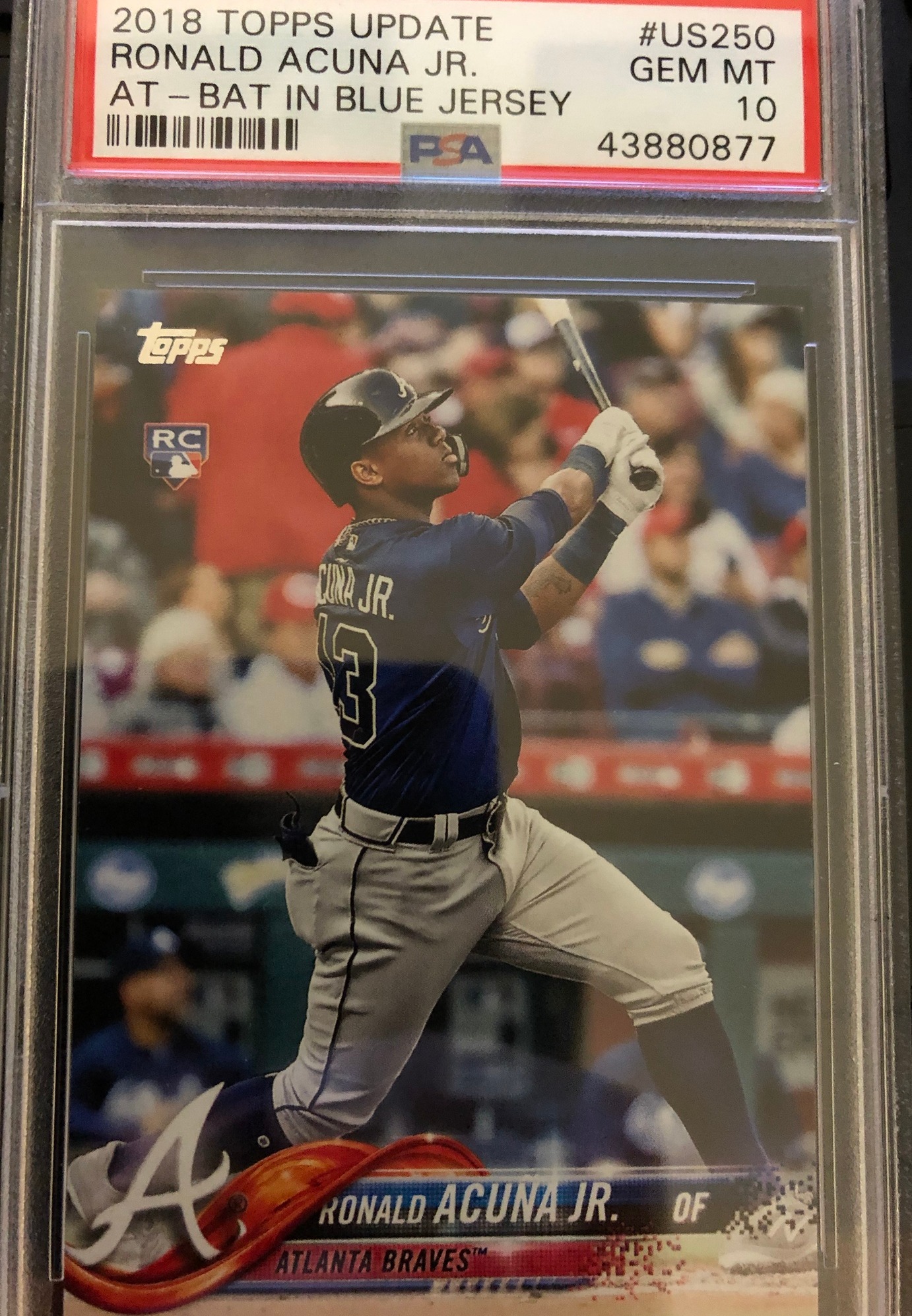 Ronald Acuna 2018 Topps Update PSA 10