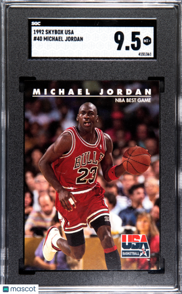 1992 Skybox Usa Michael Jordan #40 SGC 9.5