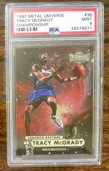 1997 Metal Universe Tracy McGrady