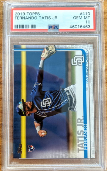2019 Topps Series 2 Fernando Tatis Jr. 410 PSA 10