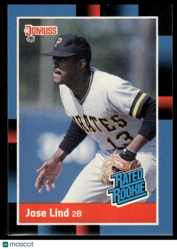 1988 Donruss Jose Lind #38 RC
