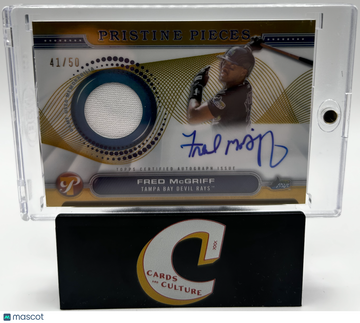 2024 Topps Pristine Pristine Pieces Fred McGriff #PPAR-FM /50 Autograph Relic